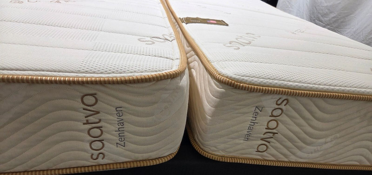 Saatva Zenhaven Split King or 2 x Twin XL mattress, Like New Condition
