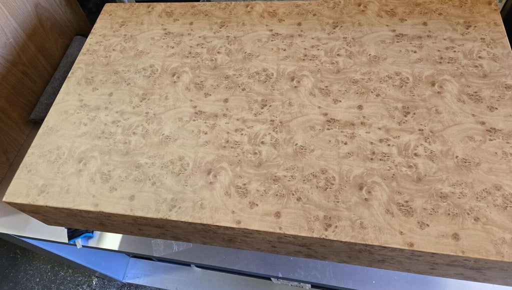 Faux Burl Coffee Table and Matching Console Table