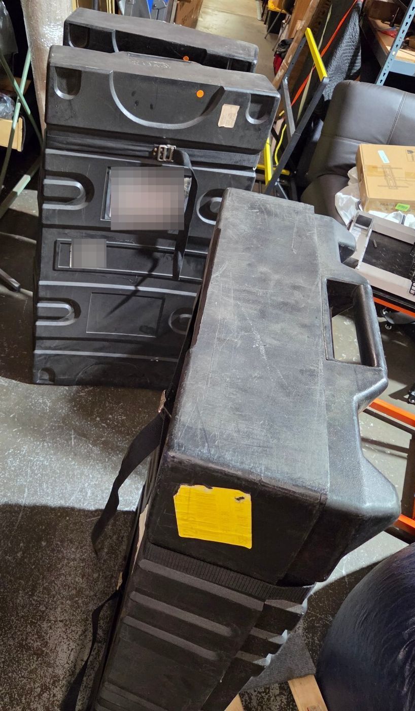 Commercial Padded Turf Flooring Package (54 Tiles / 216 Sq Ft) + (3) Heavy-Duty Wheeled Cases