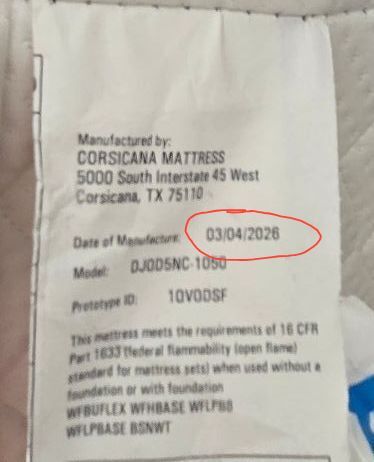 Winkbed w/ Frost Cooling, Luxury Firm Queen mattress, Like New Condition