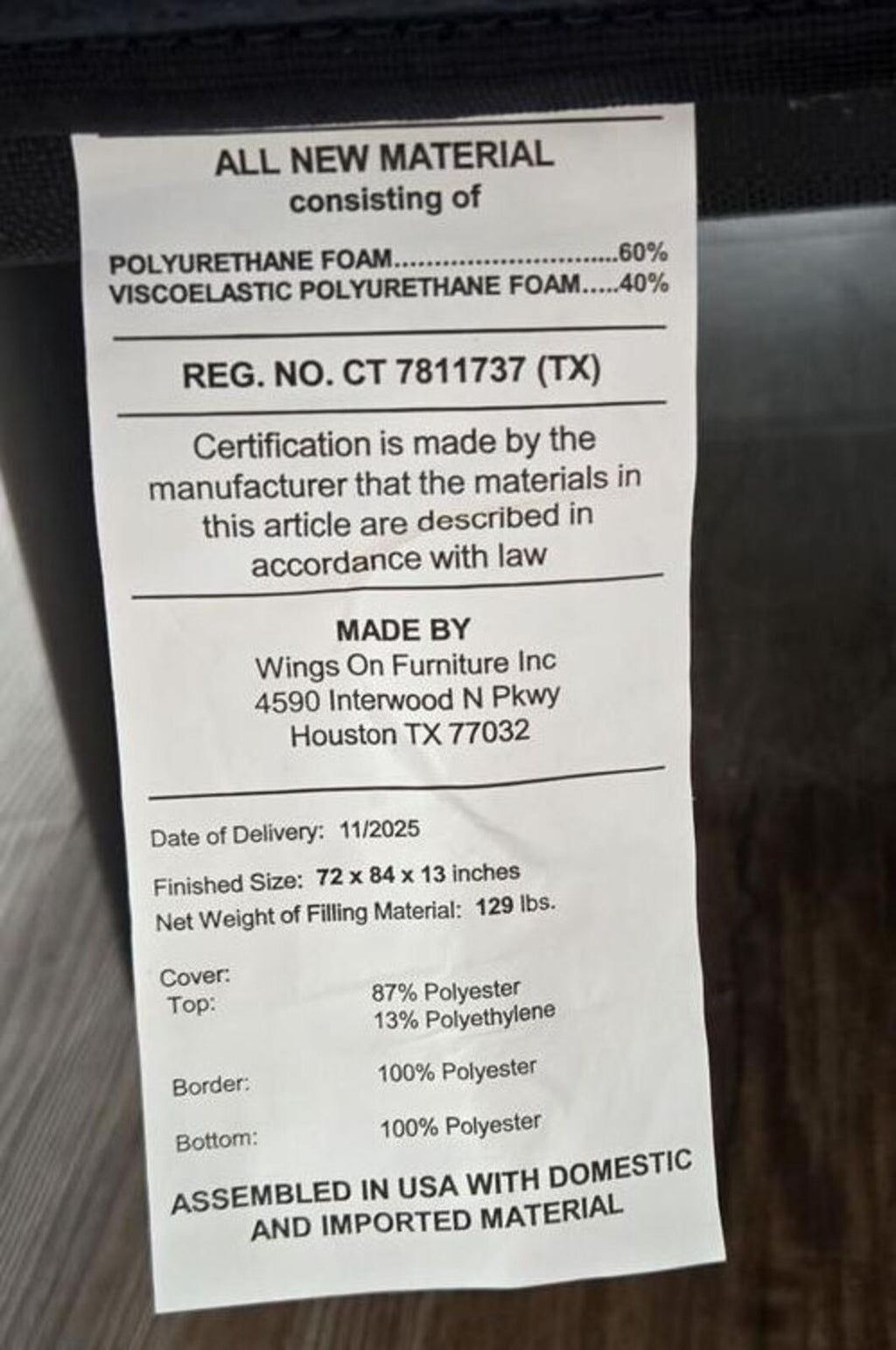 Nectar premier Hybrid King mattress, Great Condition