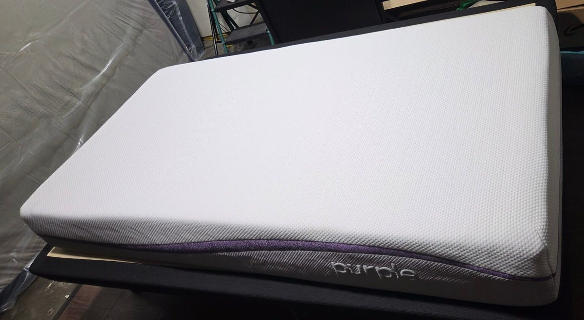 Purple Twin mattress, Like New Condition