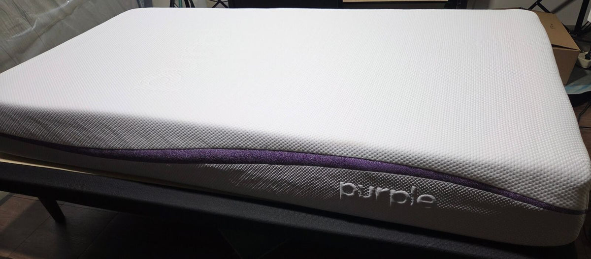Purple Twin mattress, Like New Condition