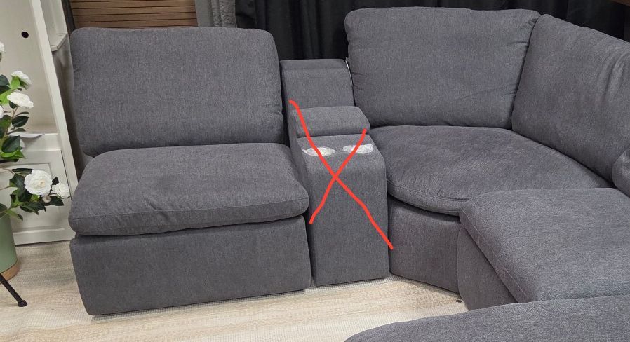 Ashley furniture hartsdale 4 piece couch, gray