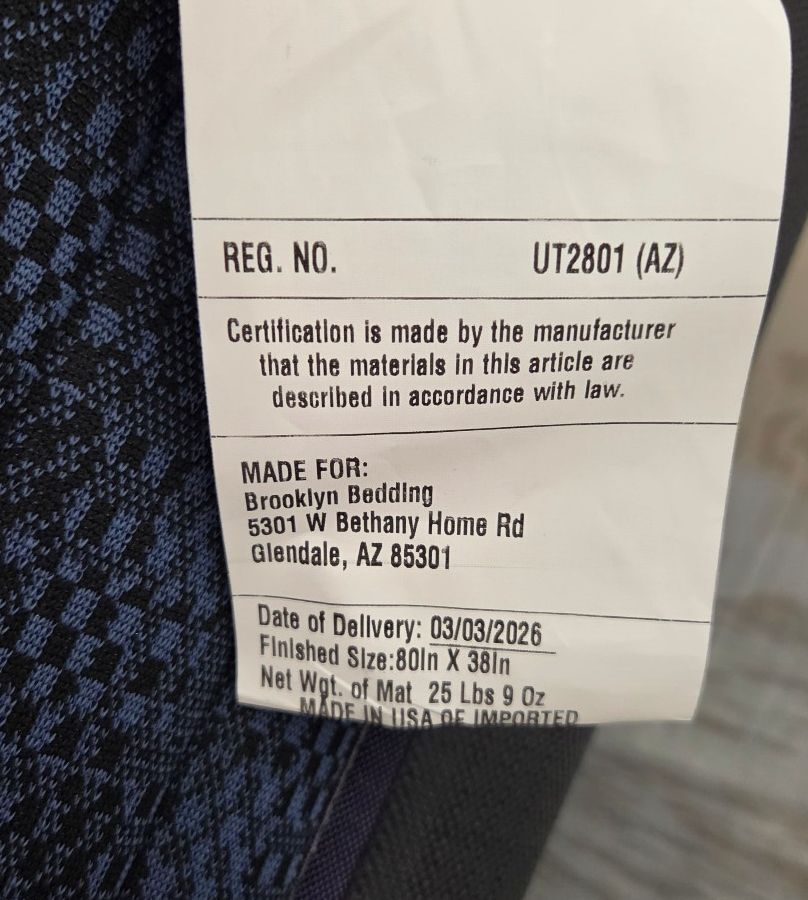Brooklyn Bedding Aurora Luxe Cooling Split King (or 2 x TwinXL) mattress, Like New Condition