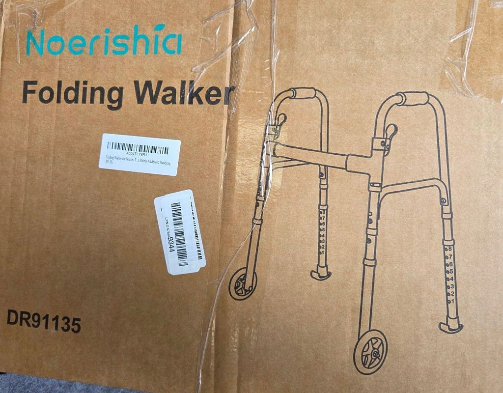 Noerishia Folding Walker for Seniors & Adults, NEW!