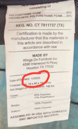 Nectar Luxe Hybrid King mattress, Like New Condition