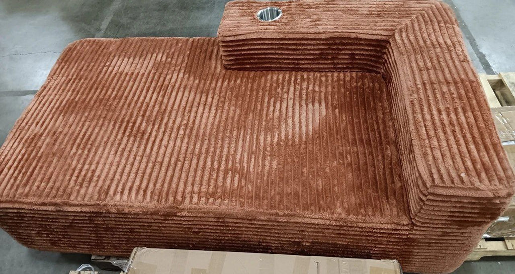 Boneless 69" Wide Modern Open End Compression Sofa With Right Armrest