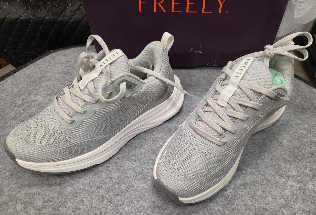 Freely Women’s Devi 2.0 Lace-Up Knit Running & Walking Shoes, 6
