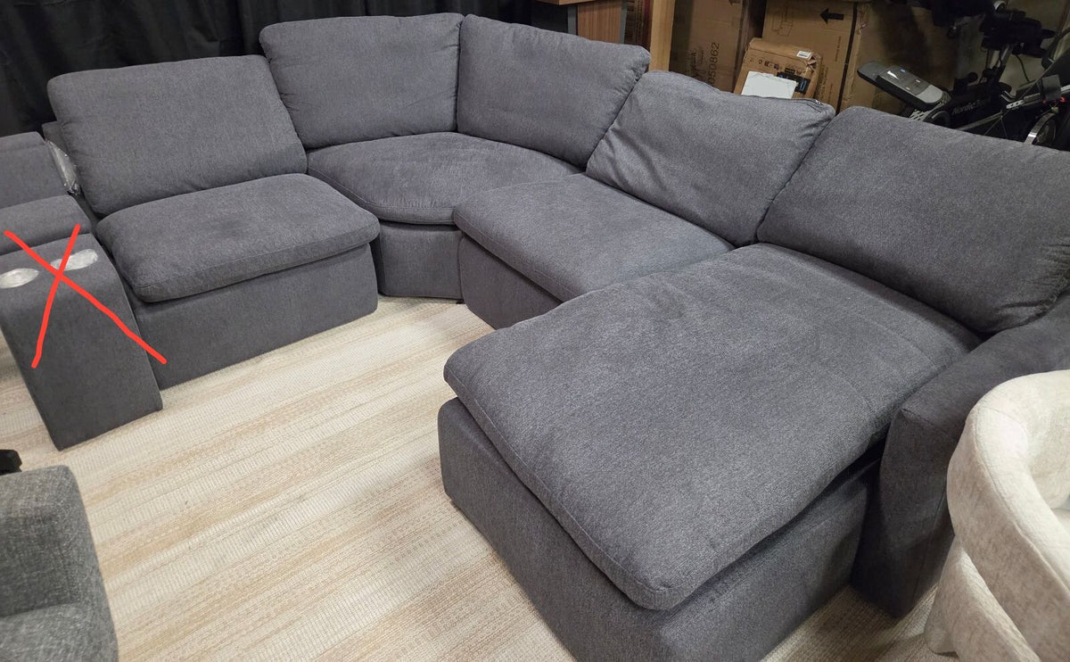 Ashley furniture hartsdale 4 piece couch, gray