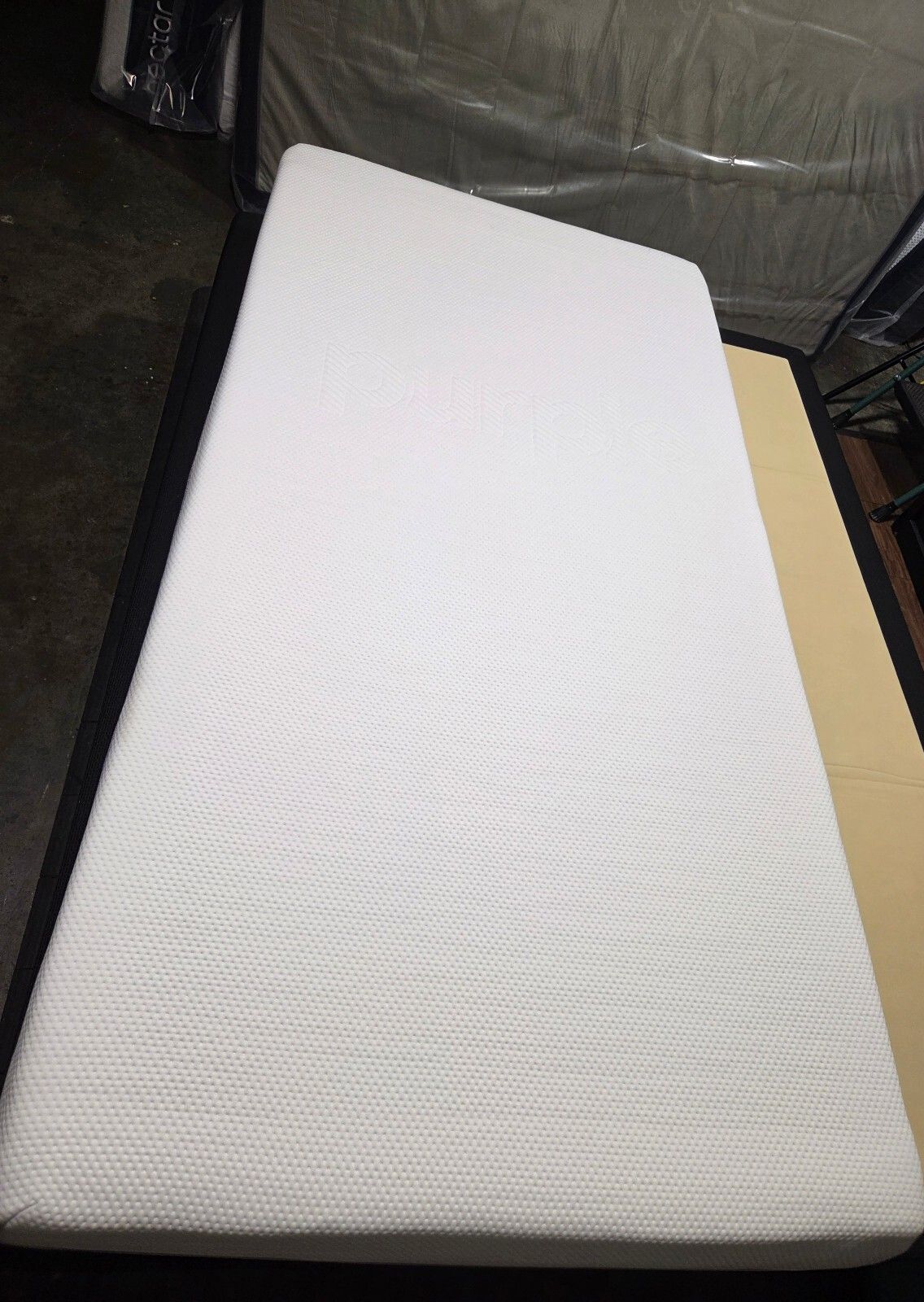 Purple Twin mattress, Like New Condition