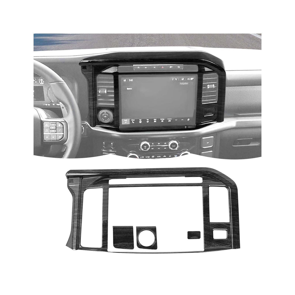 RT - TCZ Center Console Trim, Ford F150 Raptor 2024+, Black Wood Grain - PDX Furnish