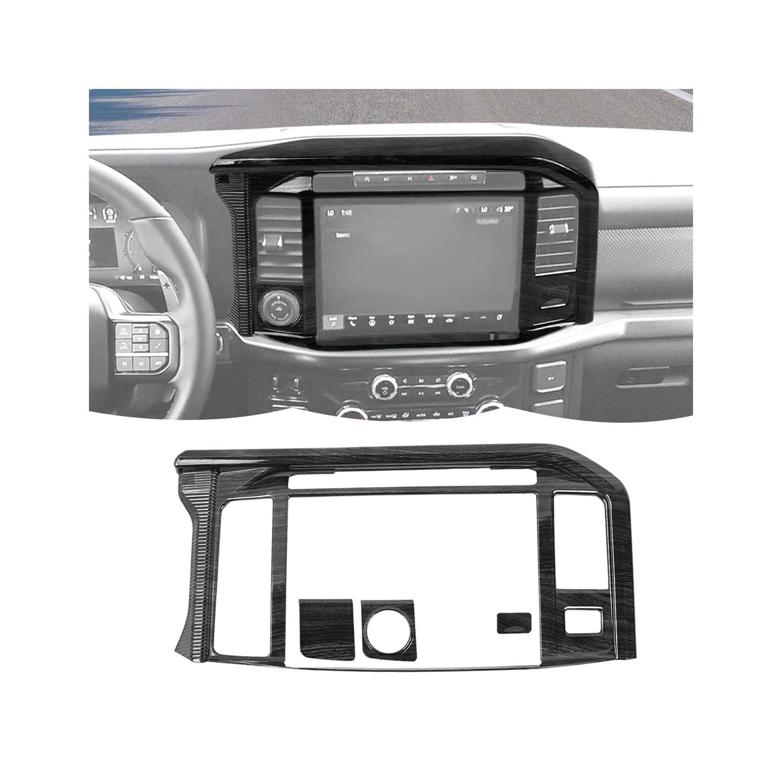RT - TCZ Center Console Trim, Ford F150 Raptor 2024+, Black Wood Grain - PDX Furnish