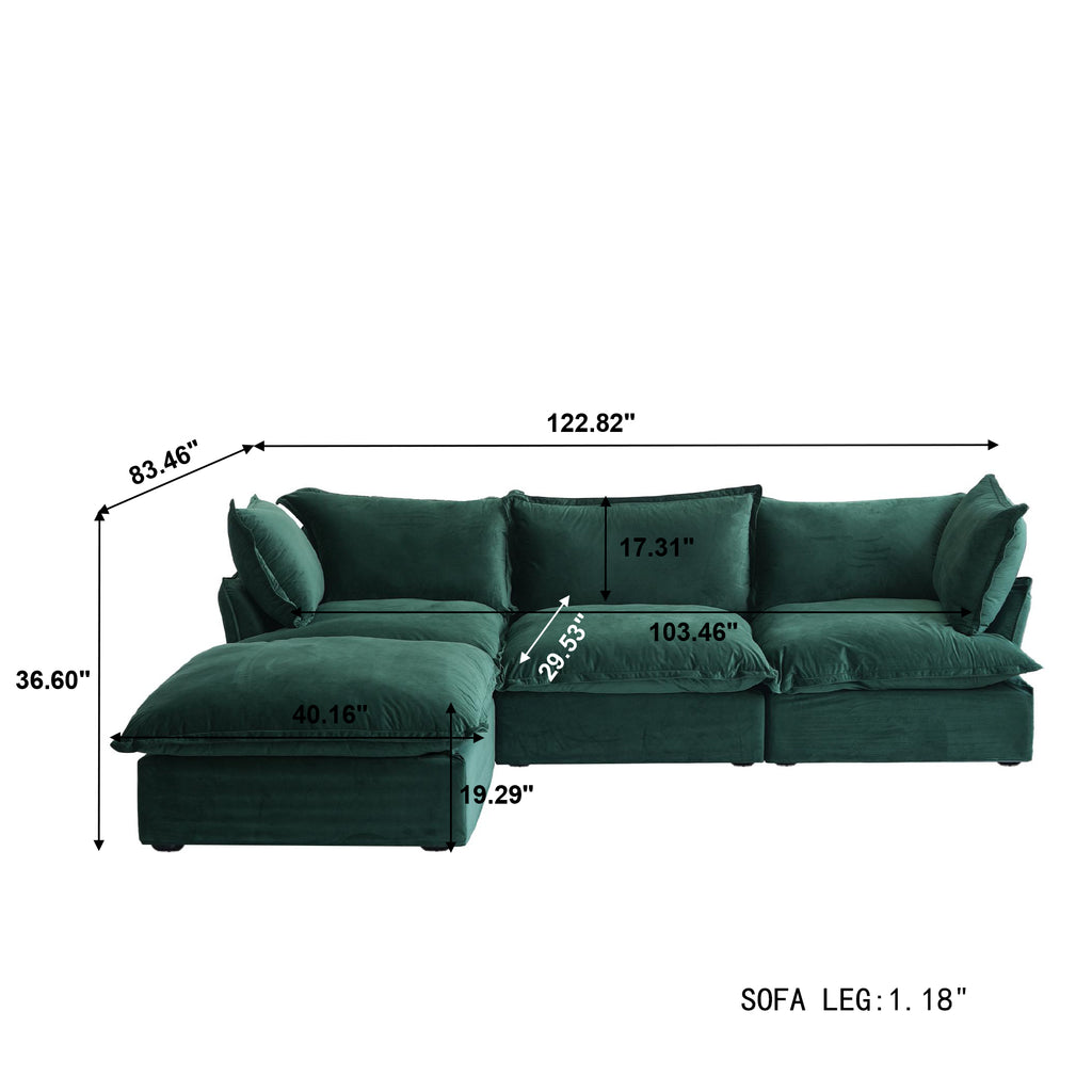 Modern Minimalist Modular sectional Sofa
