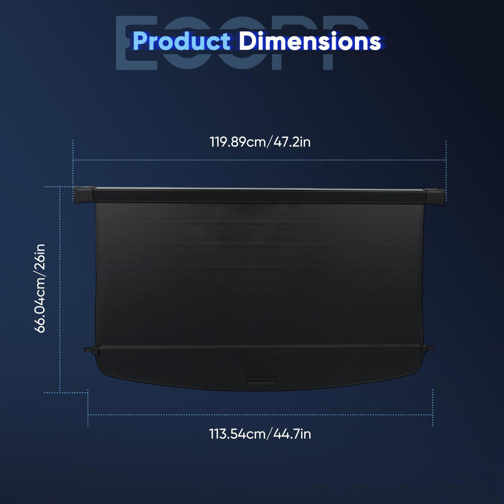 ECCPP Cargo Cover for Mercedes-Benz GLC Series 2016-2022 (NOT GLC Coupe Series)