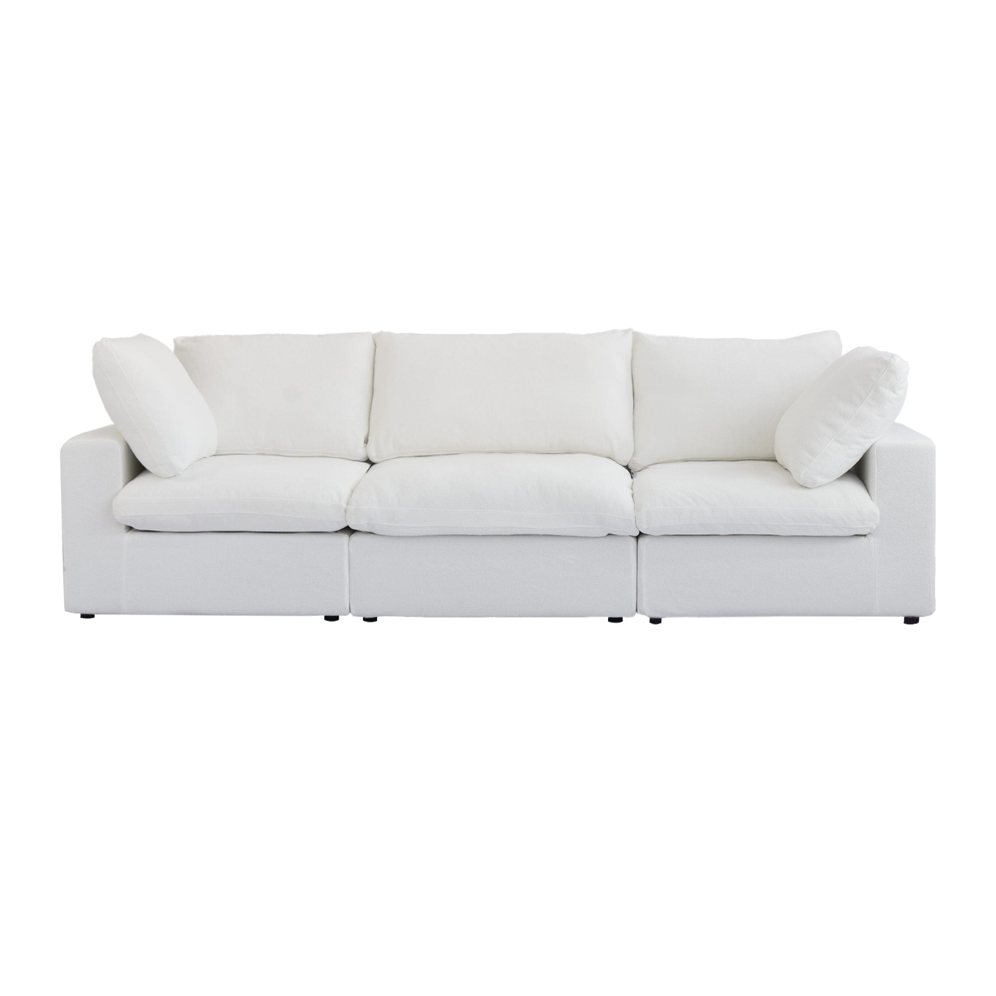 Skycloud Linen - Cotton Sectional Sofa - PDX Furnish
