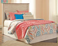 Willowton Cottage Farmhouse Bed Frame, Full, Whitewash - PDX Furnish